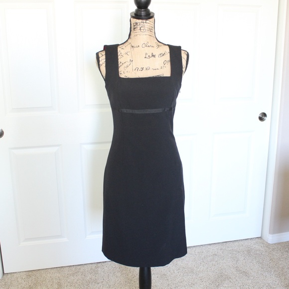 Midi Classic Black Dress - Picture 1 of 8